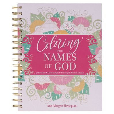 Coloring Devotional Names of God Wirebound