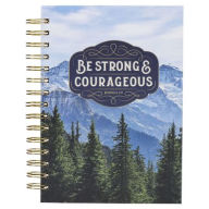 Title: Journal Wirebound Trees Be Strong & Courageous Josh. 1:9, Author: Christian Art Gifts