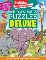 Title: Wild Animals Puzzles Deluxe, Author: Highlights