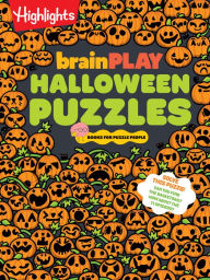 brainPLAY Halloween Puzzles: Over 200 Spell-Binding Mazes, Halloween Fill in the Blank, Mini Puzzles and MoreSilly Spooky Fun for Kids 7 and Up