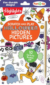 Title: Scratch-and-Play Halloween Hidden Pictures: Not-Too-Spooky Halloween Scratch Off Puzzles for Kids 6 and Up, 10 Halloween Pic ture Activity Cards to Share, Author: Highlights