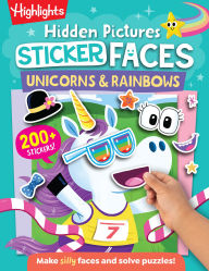 Free audiobooks download podcasts Hidden Pictures Sticker Faces: Unicorns & Rainbows by Highlights (English literature) CHM RTF ePub