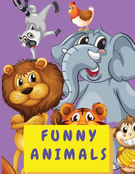 Animal Coloring Books for Kids Ages 4-8: Toddler Coloring Book Animals:  Simple & Easy Big Pictures 100+ Fun Animals Coloring: Children Activity  Books a book by The Coloring Book Art Design Studio