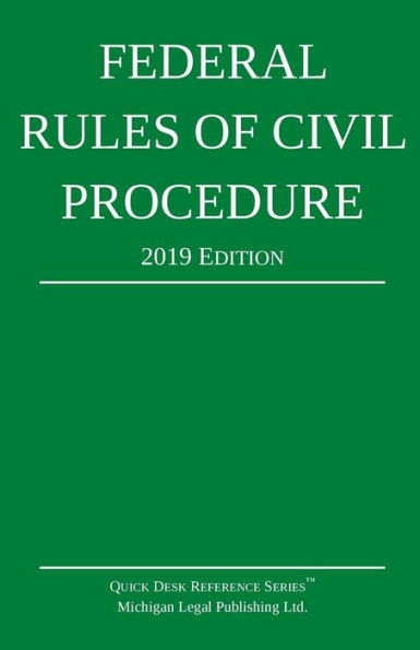 Federal Rules of Civil Procedure; Edition: With Statutory Supplement
