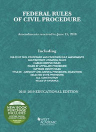 Download from google books mac Federal Rules of Civil Procedure, Educational Edition, 2018-2019
