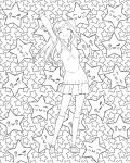 Alternative view 2 of Manga Artist's Coloring Book: Girl Power!: Fun Female Characters to Color