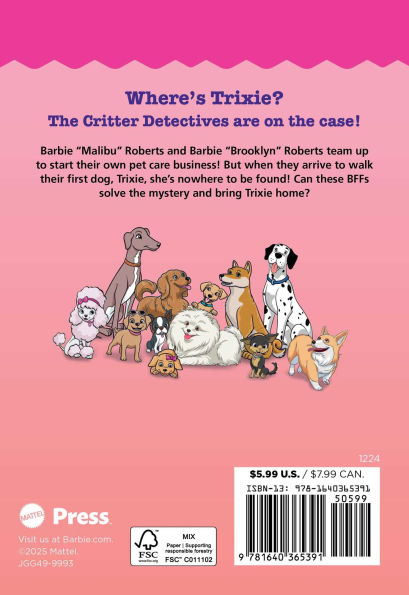 Barbie: Dog-Gone Mystery! (Critter Detectives)