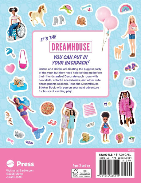 Barbie: DreamHouse Sticker Book