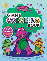 Free downloadable books pdf Barney: Giant Coloring Book 9781640365513 by Mattel PDF iBook PDB
