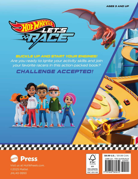 Hot Wheels Let's Race: Turbocharged Activity Book