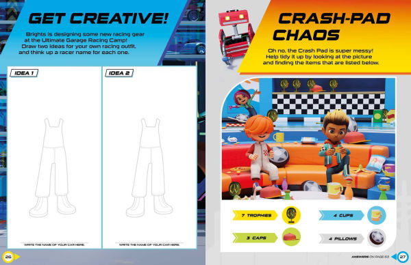 Hot Wheels Let's Race: Turbocharged Activity Book