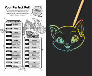 Alternative view 5 of Barbie: Cute Critters Scratch Art