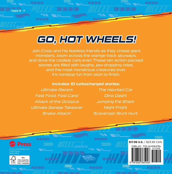 Hot Wheels Let's Race: Epic Challengers Storybook Collection