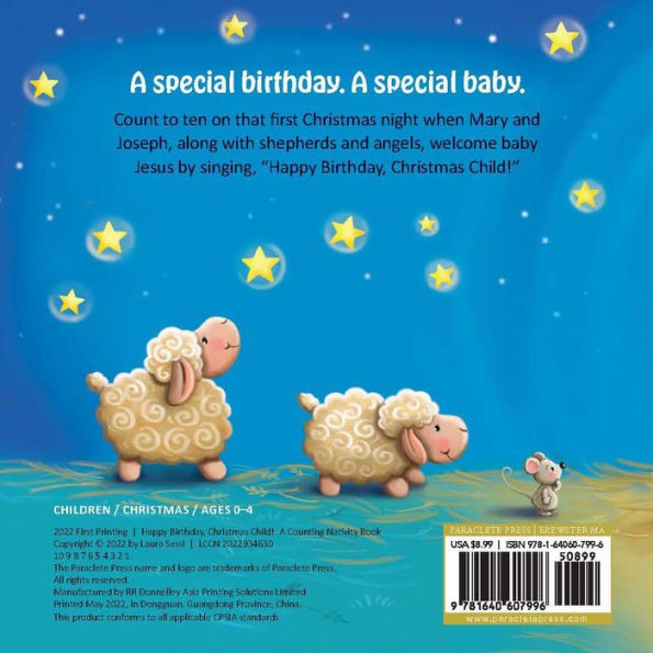 Happy Birthday, Christmas Child!: A Counting Nativity Book