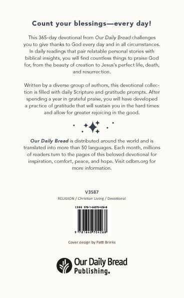 Count Your Blessings: Our Daily Bread Devotional Collection
