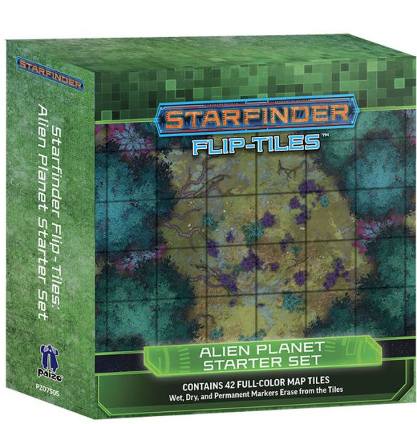 Starfinder Flip-Tiles: Alien Planet Starter Set