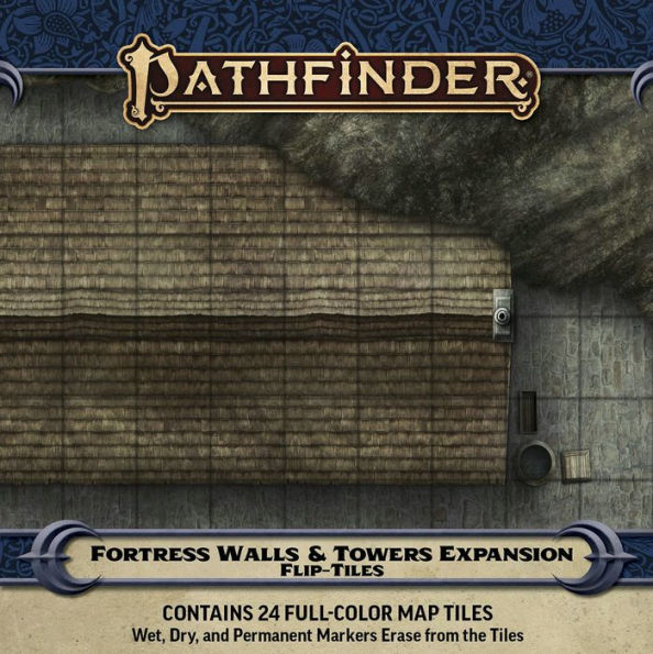 Pathfinder Flip-Tiles: Fortress Walls & Towers Expansion