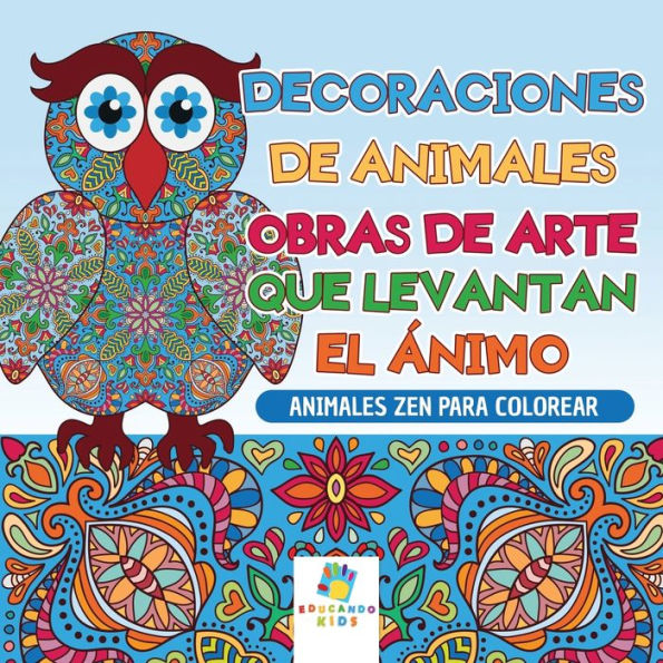 Decoraciones de Animales: Animales Zen para Colorear