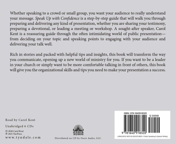 Speak Up With Confidence: A Step-by-Step Guide for Speakers and Leaders