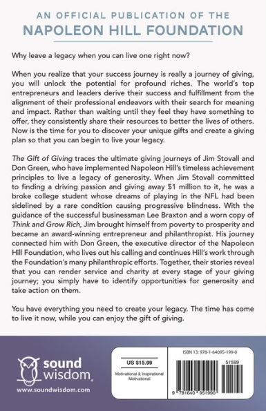 The Gift of Giving: Living Your Legacy