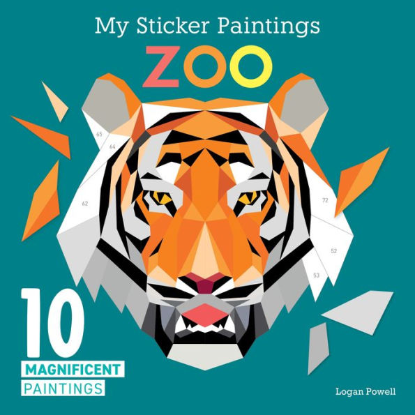 My Sticker Paintings: Zoo: 10 Magnificent Paintings