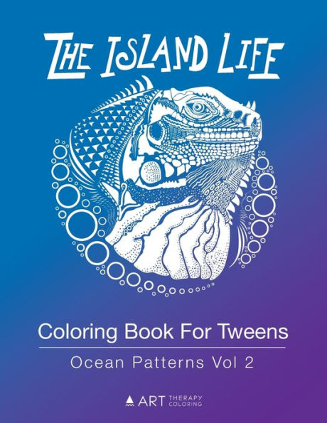 Coloring Book For Tweens: Ocean Patterns Vol 2: Colouring Book for Teenagers, Young Adults, Boys, Girls, Ages 9-12, 13-16, Cute Arts & Craft Gift, Detailed Designs for Relaxation & Mindfulness