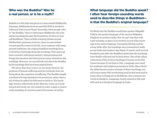 No-Nonsense Buddhism for Beginners: Clear Answers to Burning Questions about Core Buddhist Teachings