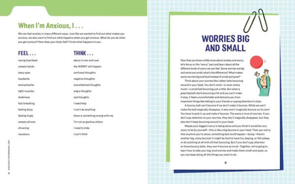 CBT Workbook for Kids: 40+ Fun Exercises and Activities to Help Children Overcome Anxiety & Face Their Fears at Home, at School, and Out in the World