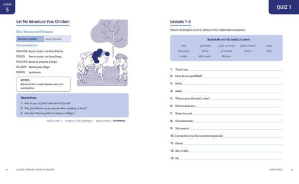 Learn Spanish with Pictures: Easy, Visual Lessons to Master Basic Grammar and Vocabulary