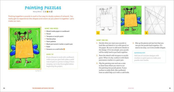 The Beginner Art Book for Kids: Learn How to Draw, Paint, Sculpt, and More!