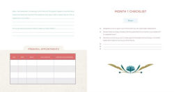Alternative view 5 of The First-Time Mom's Pregnancy Journal: Monthly Checklists, Activities, & Journal Prompts