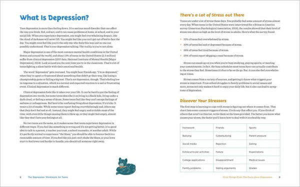 The Depression Workbook for Teens: Tools to Improve Your Mood, Build Self-Esteem, and Stay Motivated