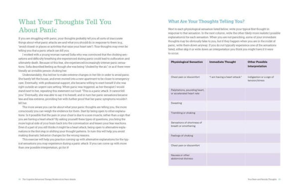 The Cognitive Behavioral Therapy Workbook for Panic Attacks