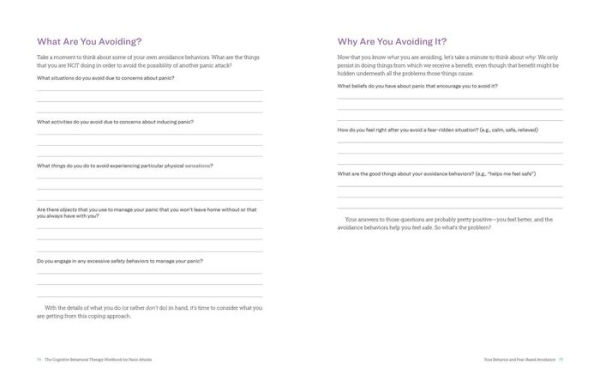 The Cognitive Behavioral Therapy Workbook for Panic Attacks