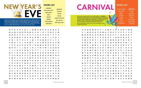 Word for Word: Hidden Holidays: Fun and Festive Word Search Puzzles for Kids ages 9-12