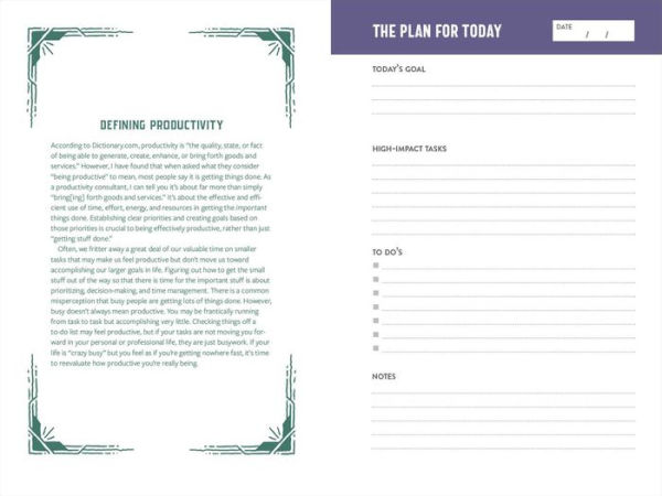 The Ultimate Productivity Planner: A 90-Day Journal to Build Effective Habits