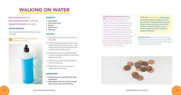 Real Chemistry Experiments: 40 Exciting STEAM Activities for Kids