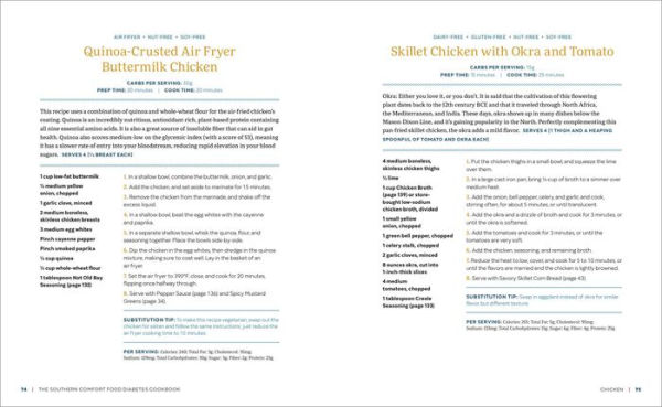 The Southern Comfort Food Diabetes Cookbook: Over 100 Recipes for a Healthy Life