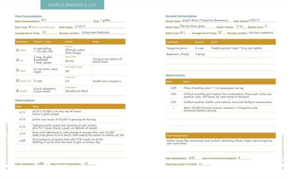 Kombucha Crafter's Logbook: A Journal to Track and Record Your Kombucha Home Brews