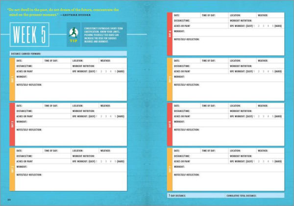The 365-Day Running Journal: Log Workouts, Improve Your Runs, Stay Motivated