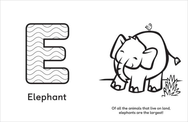 Is for Animals!: Preschool Coloring Book