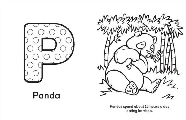 A Is for Animals!: Preschool Coloring Book