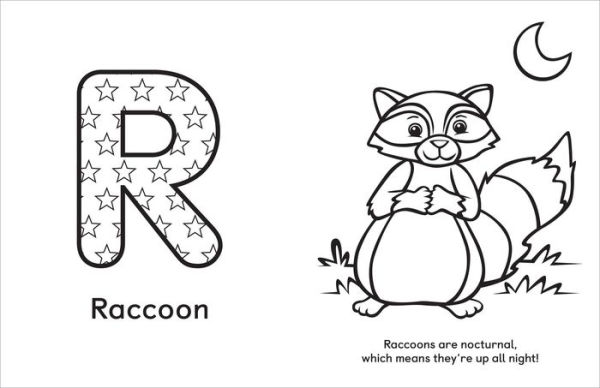 A Is for Animals!: Preschool Coloring Book