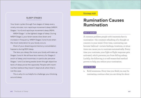 The Book of Sleep: 75 Strategies to Relieve Insomnia