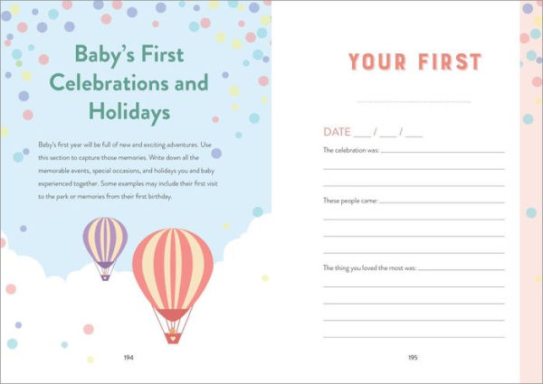 Baby, You're Here!: A One-Line-a-Day Baby Memory Book