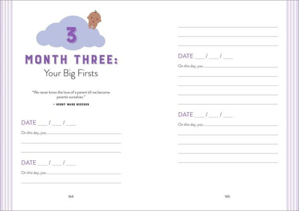 Baby, You're Here!: A One-Line-a-Day Baby Memory Book