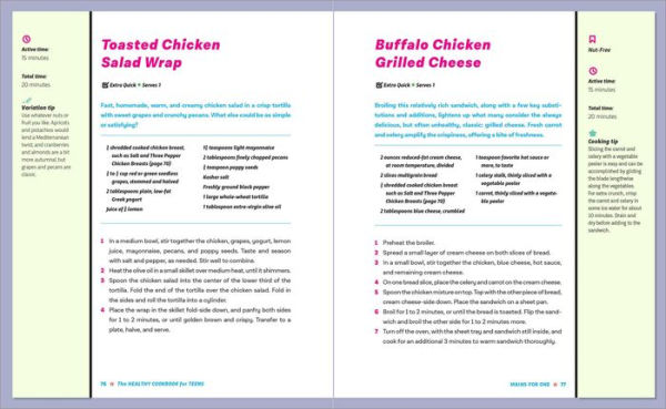 The Healthy Cookbook for Teens: 100 Fast & Easy Delicious Recipes