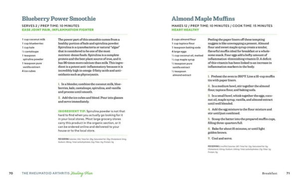 The Rheumatoid Arthritis Healing Plan: A Holistic Guide and Cookbook for Inflammation Relief