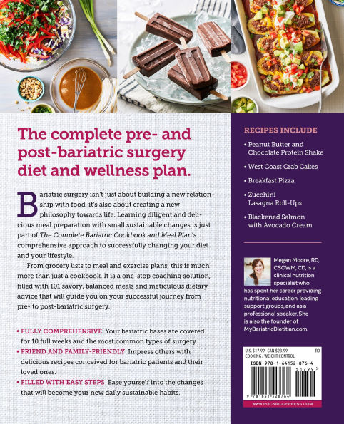 The Complete Bariatric Cookbook and Meal Plan: Recipes Guidance for Life Before After Surgery