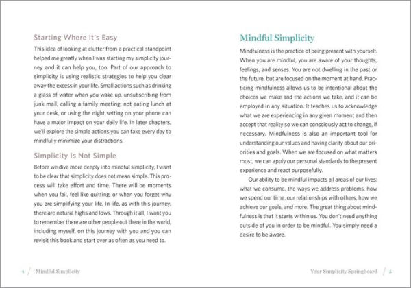 Mindful Simplicity: Practical Strategies for Finding Harmony Your Home, Work, and Life